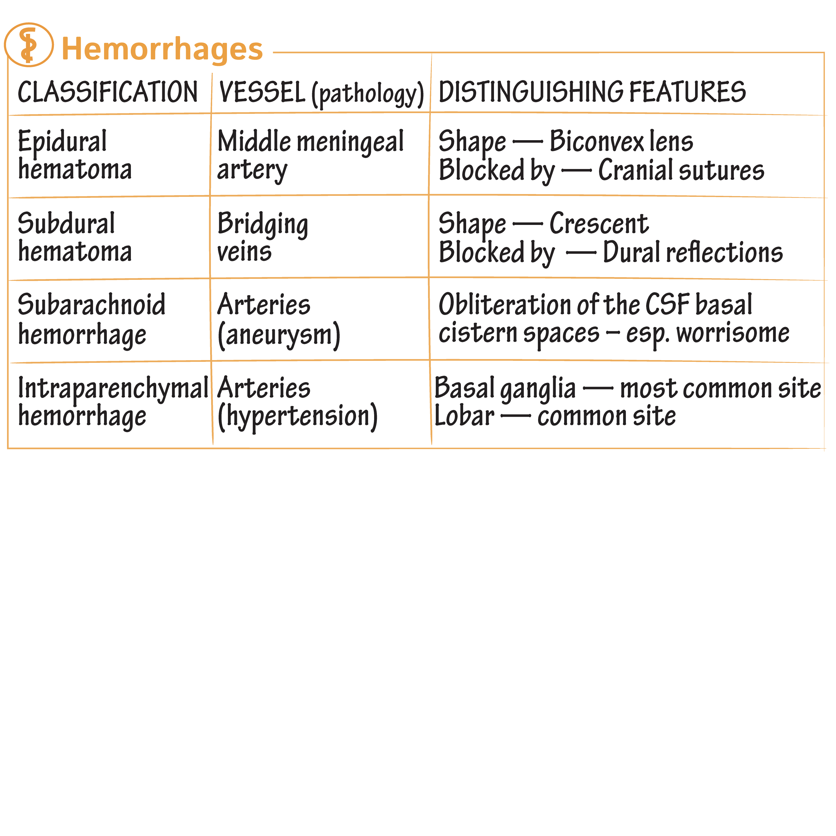 Herniations & Hemorrhages